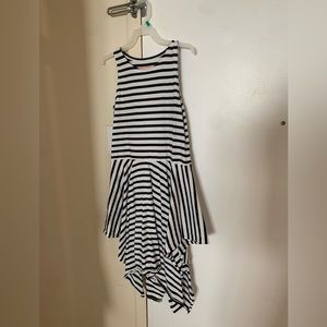 Womens size small-medium striped black and white dress joe fresh